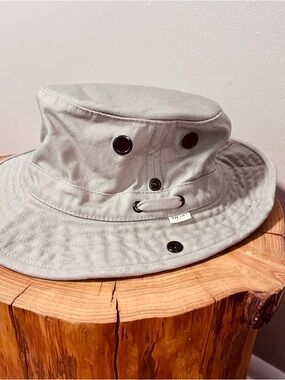 Tilley T3 Wanderer Hat Gray 7/12 Large EUC